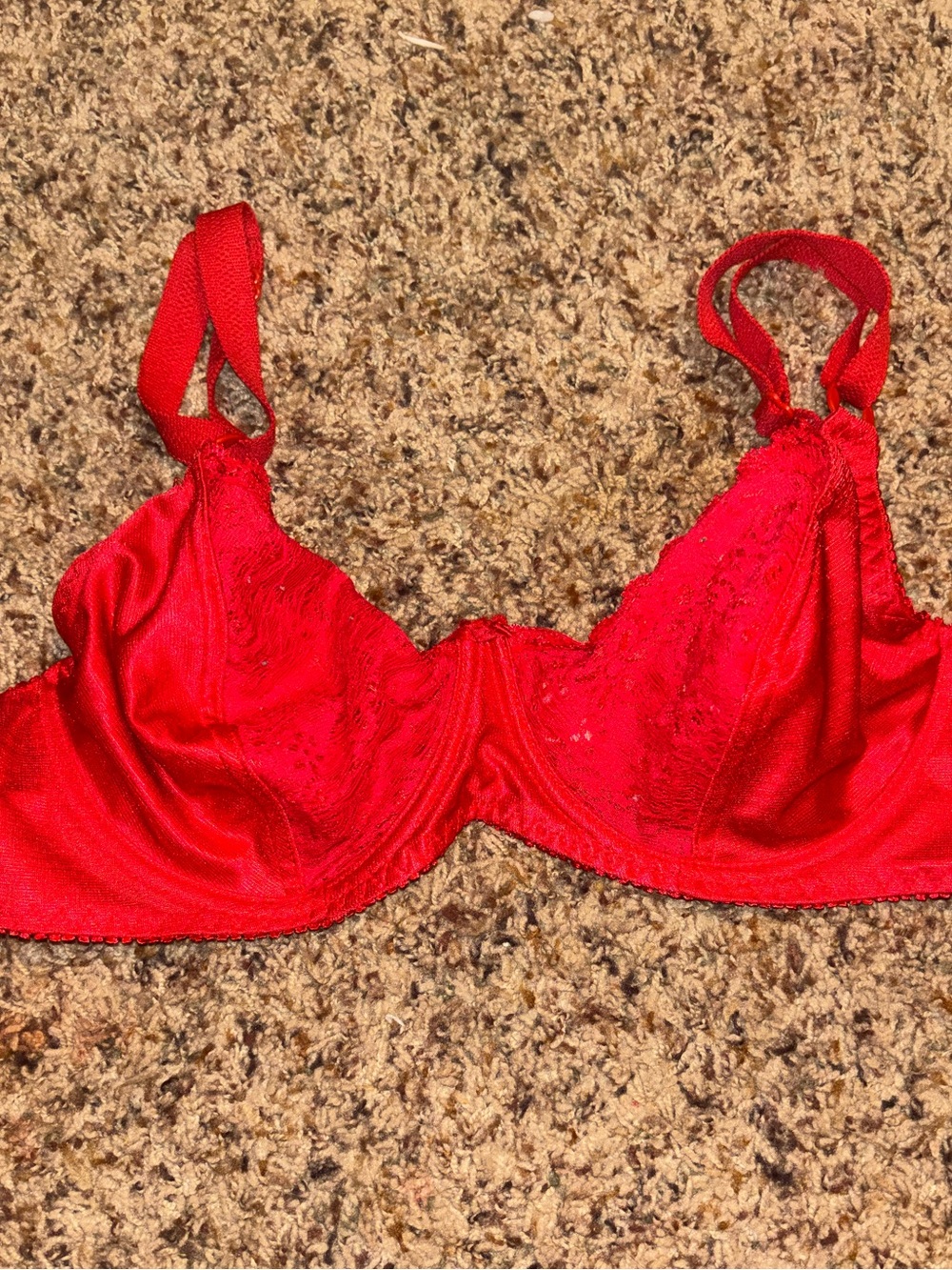 Red Unlined Underwire Bra - Women Intimates & Sleepwear
